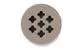 FR-Designgitter-starline-CROSS-160x160-mm-CIRCLE-Glas-Satin-Bronze-78312678 gallery number 1